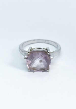Amethyst Ring, 925 Silver, Gemporia