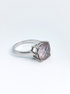 Amethyst Ring, 925 Silver, Gemporia