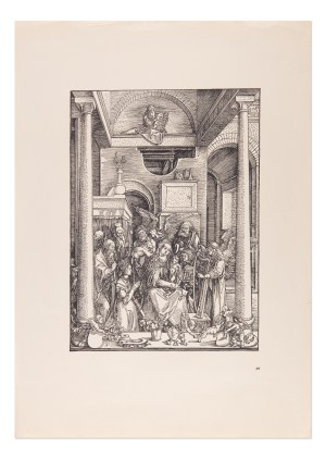 ALBRECHT DÜRER (GERMANY / GERMAN 1471 - 1528) - Mary's Worship