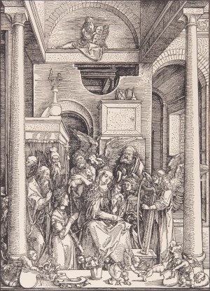 ALBRECHT DÜRER (GERMANY / GERMAN 1471 - 1528) - Mary's Worship
