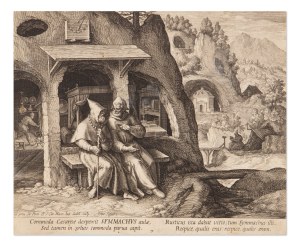 JAN SADELER (FLANDERS / FLEMISH 1550 - 1600) - Symmachus