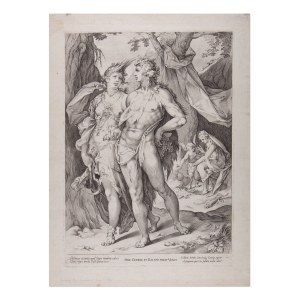 JAN HARMENSZ MULLER (NETHERLANDS / DUTCH 1571 - 1628) - Sine Cerere et Baccho friget Venus (according to Spranger)