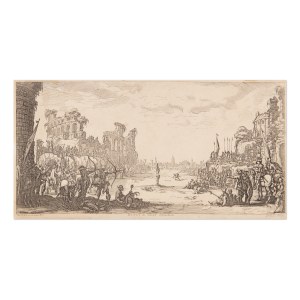 JACQUES CALLOT (FRANCE / FRENCH 1592 - 1635) - Martyrdom of Saint Sebastian