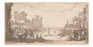 JACQUES CALLOT (FRANCE / FRENCH 1592 - 1635) - Martyrdom of Saint Sebastian