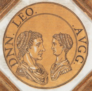 CHRISTOFFEL JEGHER (FLANDERS / FLEMISH 1596 - 1652) - Leo I and his grandson Leo II.