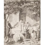 DANIEL CHODOWIECKI, DANIEL CHODOWIECKI, PIETER TANJÉ, ETIENNE JEAURAT (GERMANY / GERMAN, NETHERLANDS / DUTCH, FRANCE / FRENCH) - Bundle of 4 graphic sheets