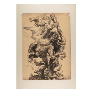 GRAPHIC ARTIST OF THE 19TH CENTURY - Hercules (after Rubens)