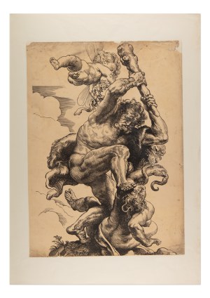 GRAPHIC ARTIST OF THE 19TH CENTURY - Hercules (after Rubens)