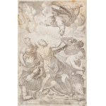 AGOSTINO CARRACCI (ITALY / ITALIAN 1557 - 1602) - The Temptation of Saint Anthony (after Tintoretto)