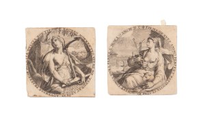 CRISPIJN VAN DE PASSE (NETHERLANDS / DUTCH 1564 - 1637) - Hope and Patience