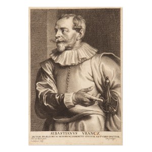 SCHELTE ADAMS BOLSWERT (FLANDERS / FLEMISH 1586 - 1659) - Sebastiaan Vrancx (after Ant. van Dyck)