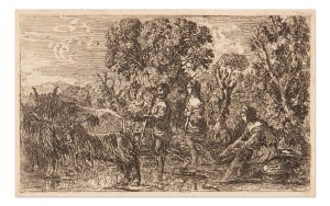 CLAUDE LORRAIN (FRANCE / FRENCH 1600 - 1682) - The Passage of the Gue