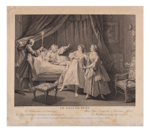 NICOLAS DE LARMESSIN (FRANCE / FRENCH 1684 - 1755) - Le Gascon puni (according to Lancret)