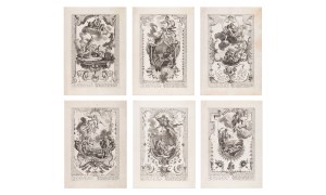 GOTTFRIED BERNHARD GOETZ (GERMANY / GERMAN 1708 - 1774) - 6 graphic sheets from the cycle 