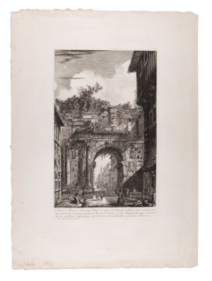GIOVANNI BATTISTA PIRANESI (ITALY / ITALIAN 1720 - 1778) - Arcus Marci Aurelius Imp. ex ejus archetypis, effformatis ..
