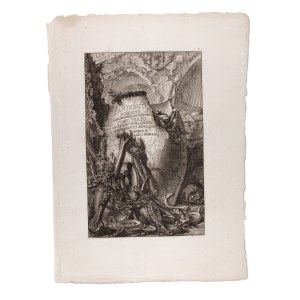 GIOVANNI BATTISTA PIRANESI (ITALY / ITALIAN 1720 - 1778) - Title page, from the album Le Antichità Romane III, tab. AND