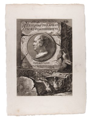 GIOVANNI BATTISTA PIRANESI (ITALY / ITALIAN 1720 - 1778) - Eques Io Bapt Piranesius venetus architectus