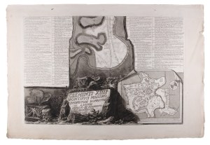 GIOVANNI BATTISTA PIRANESI (ITALY / ITALIAN 1720 - 1778) - Pianta di Roma e del Campo Marzio