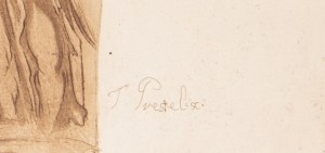 JOHANN GOTTLIEB PRESTEL (GERMANY / GERMAN 1739 - 1808) - Saint John the Evangelist (according to Domenichino)
