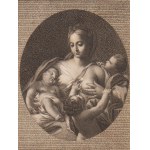 FRIEDRICH JOHN (GERMANY / GERMAN 1769 - 1843) - Charity (artwork by Carlo Cignani)