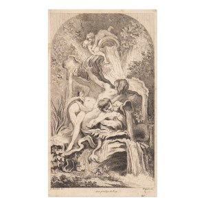 GABRIEL HUQUIER (FRANCE / FRENCH 1695 - 1772) - Receuil de Fontaines (after Boucher)