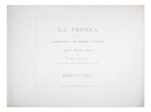 TEODORO MATTEINI (ITALY / ITALIAN 1754 - 1831) - La Pronea del Cesarotti delineata ed incisa by Matteini