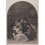 JOHANN NEPOMUK STRIXNER (GERMANY / GERMAN 1782 - 1855) - La Défaillance (after F. van Mieris)