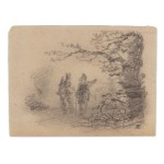 AUGUST BEDŘICH PIEPENHAGEN (CZECH / BOHEMIAN 1791 - 1868) - Studies of landscapes, portraits and pilgrims