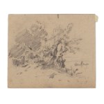 AUGUST BEDŘICH PIEPENHAGEN (CZECH / BOHEMIAN 1791 - 1868) - Studies of landscapes, portraits and pilgrims