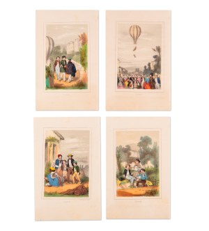 FRENCH GRAPHIC ARTIST OF THE 19TH CENTURY (FRANCE / FRENCH) - Illustration for Le Ballon, followed by Fortuné - Ludovic