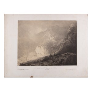 FRANÇOIS LOUIS CATTIER (FRANCE / FRENCH 1796*) - Sites variés de paysages par Calame - 2 sheets