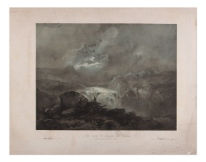 FRANÇOIS LOUIS CATTIER (FRANCE / FRENCH 1796*) - Sites variés de paysages par Calame - 2 sheets