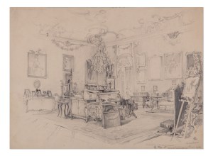 ANTONÍN JOSEF LEVÝ (ANTONÍN LEWÝ) (CZECH / BOHEMIAN 1845 - 1897) - Sanssouci Castle and Sibyllenort Palace (6 studios)