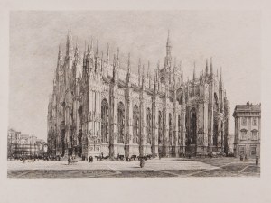 RUDOLF VON ALT (AFTER) (AUSTRIA / AUSTRIAN 1812 - 1905) - Milan Cathedral