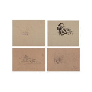 MARIE LOUISA KIRSCHNEROVÁ (CZECH / BOHEMIAN 1852 - 1931) - Two studies