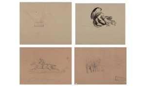 MARIE LOUISA KIRSCHNEROVÁ (CZECH / BOHEMIAN 1852 - 1931) - Two studies