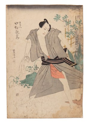 UTAGAWA TOYOKUNI 初代歌川豊国 (JAPAN / JAPANESE 1769 - 1825) - Portrait of actor Nakamura Utaemon III.