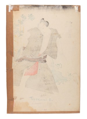 UTAGAWA TOYOKUNI 初代歌川豊国 (JAPAN / JAPANESE 1769 - 1825) - Portrait of actor Nakamura Utaemon III.