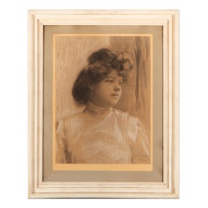 FRANZ METZNER (GERMANY / GERMAN) - Portrait of a girl