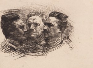 AUGUSTE RODIN (FRANCE / FRENCH 1840 - 1917) - Henri Becque