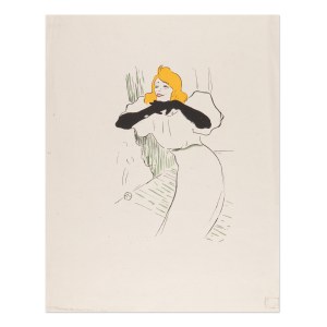 HENRI DE TOULOUSE-LAUTREC (FRANCE / FRENCH 1864 - 1901) - Yvette Guilbert