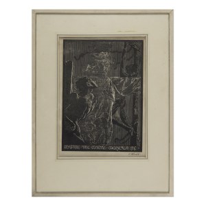 FRANTIŠEK BÍLEK (CZECH / BOHEMIAN 1872 - 1941) - We hear how powerfully she prayed