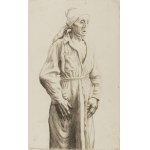 KAREL MYSLBEK (CZECH / BOHEMIAN 1874 - 1915) - Woman in a headscarf