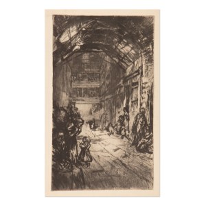 DAVID MUIRHEAD BONE (UNITED KINGDOM / BRITISH 1876 - 1953) - The Old Arcade, Glasgow