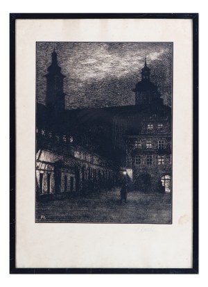 FRANTIŠEK KOBLIHA (CZECH / BOHEMIAN 1877 - 1962) - Church of St. James
