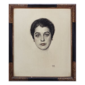 VIKTOR STRETTI (TSCHECHISCH / BÖHEMISCH 1878 - 1957) - Porträt einer Frau