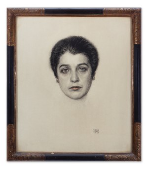 VIKTOR STRETTI (CZECH / BOHEMIAN 1878 - 1957) - Portrait of a woman