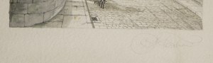 RICHARD TESCHNER (CZECH / BOHEMIAN 1879 - 1948) - On the Charles Bridge