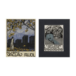 OTAKAR ŠTÁFL (CZECH / BOHEMIAN 1884 - 1945) - Two graphic sheets
