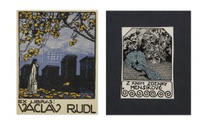 OTAKAR ŠTÁFL (CZECH / BOHEMIAN 1884 - 1945) - Two graphic sheets